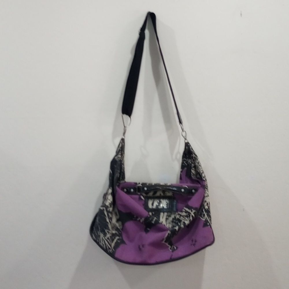 The Andy Warhol Pop Art Large Psychotic Leopard Duffel Canvas & Leather Bag - Picture 2 of 12